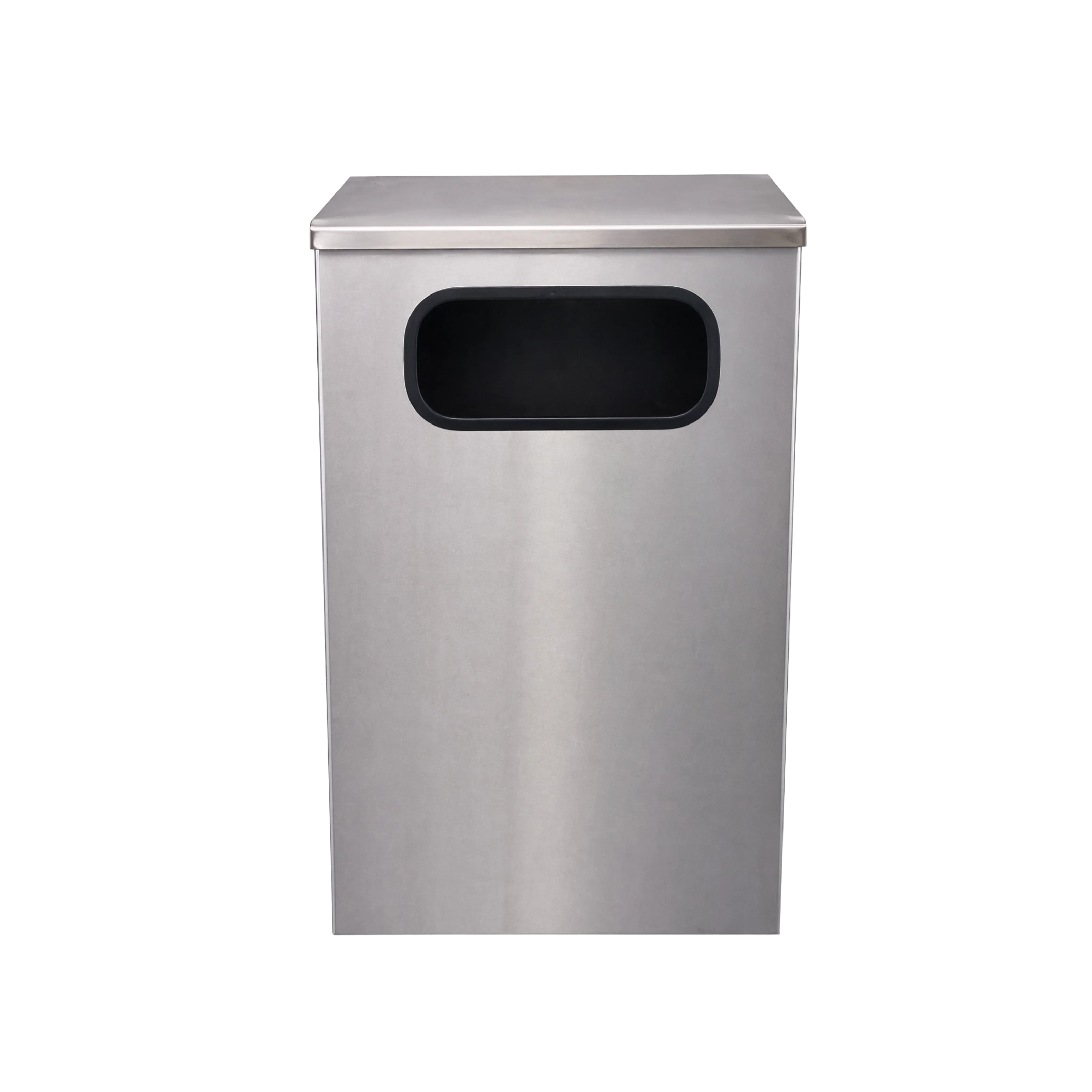TACHO ACERO INOX CUADRADO RECOLECTOR 45 LT
