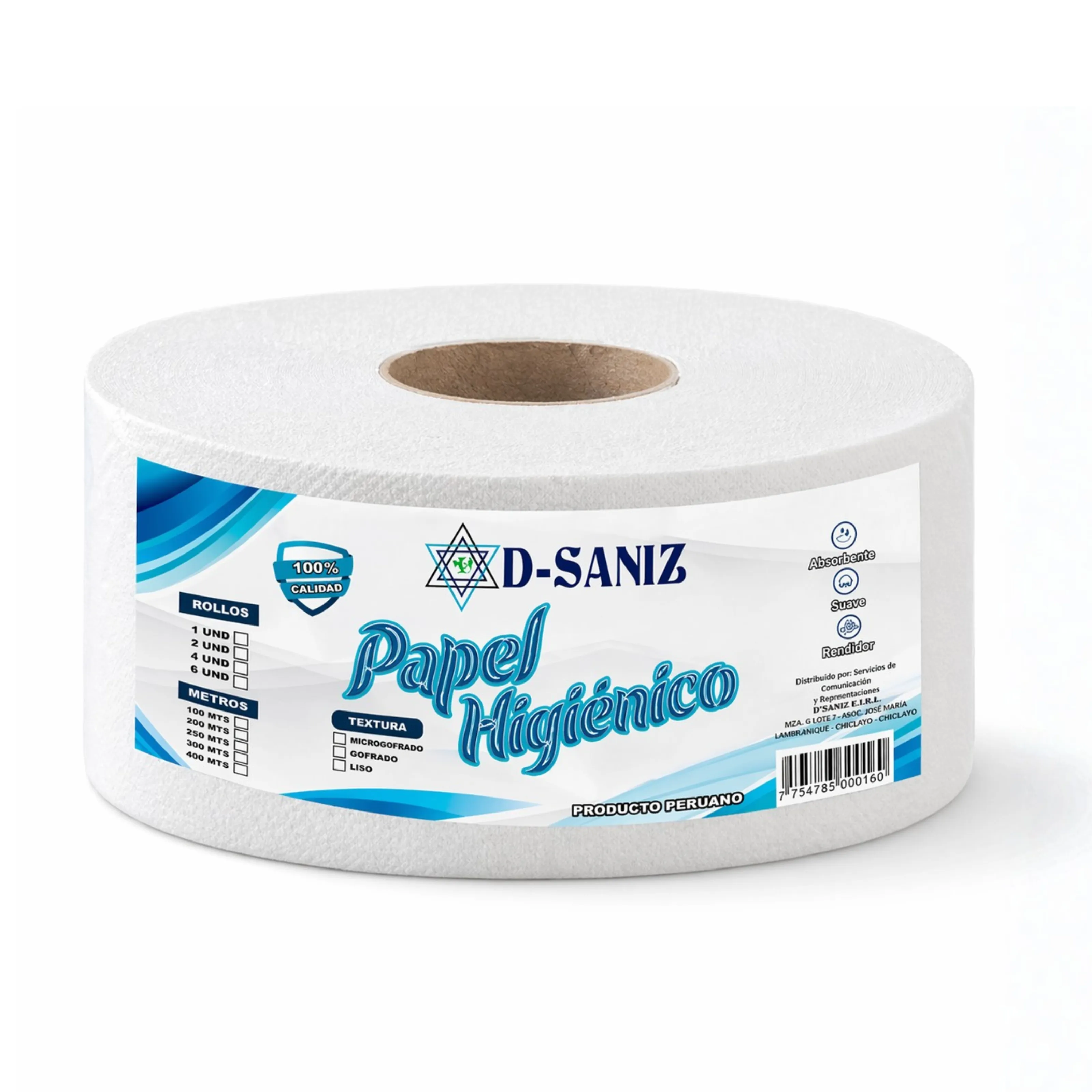 PAPEL HIGIÉNICO GOFRADO 500 M
